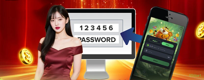 Imagem promocional do cassino online da 556bet mostrando jogos ao vivo