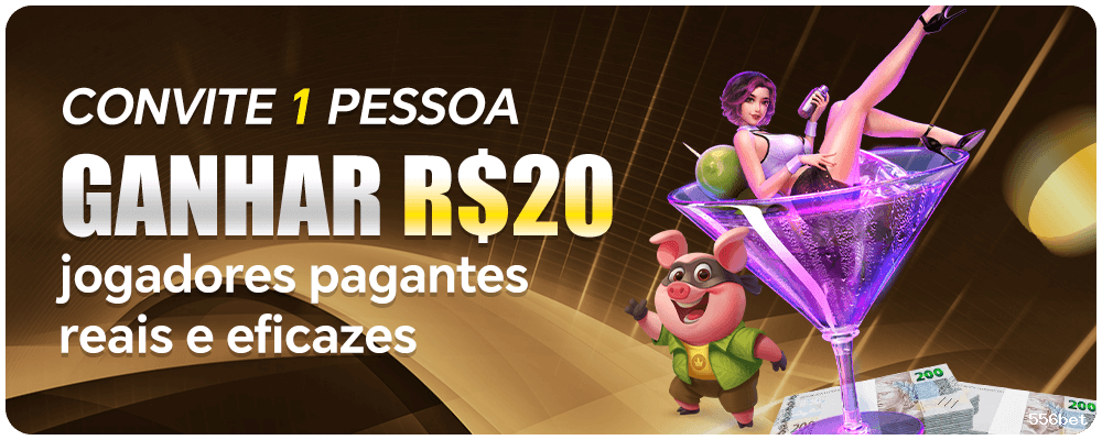 Imagem promocional da experiência de game da 556bet